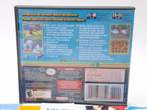 New Super Mario Bros. - Nintendo DS (BOITE + NOTICE UNIQUEMENT) - Photo 4 sur 5