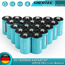 20× CR2 3V Lithium Photo Batterie Foto 1000mAh CR17355 DLCR2 ELCR2 CR15H270