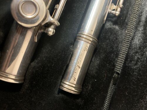 "WIE BESEHEN, LESEN" Gemeinhardt M3 Flöte offenes Loch mit Koffer Vintage Holzblasinstrument - Bild 2 von 11