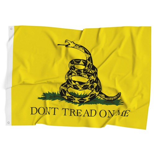 3x5' Gadsden Don't Tread on Me Flag House Banner grommets Super Polyester USA - 第 1/6 張圖片