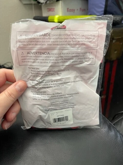 Red 12-inch Latex Balloons 15 Pack Red Party Balloons Supplies Decorations New!! - Image 2 of 2