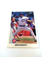 1990 Leaf Baseball Greg Maddux #25 HOF Set Break NM-MT