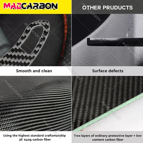 Carbon Fiber Magnetic Paddle Shifter Fit Audi B8 B8.5 S3 S4 S5 A3 A4 A5 RS3 RS4 - Picture 5 of 8