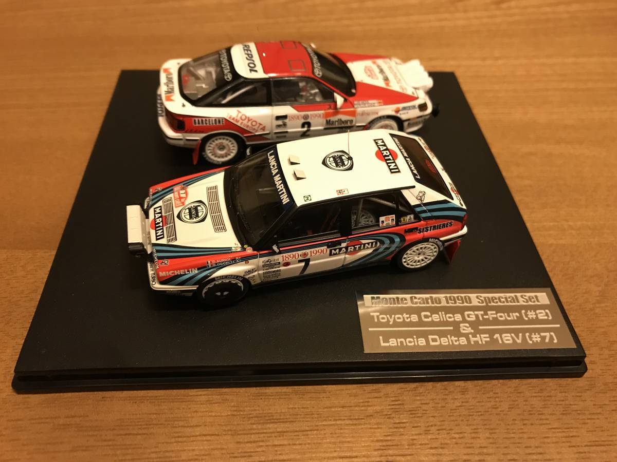 ミニカー hpi  Lancia Delta Integrale 16V 1990 hpi 1/43 Lancia Delta HF Integrale 16V & Toyota Celica GT