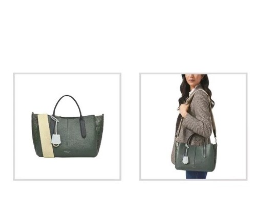 BNWT RADLEY Hillgate Place Faux Croc Med Multiway Bag In Green SOLD OUT In SHOPS - Bild 2 von 12
