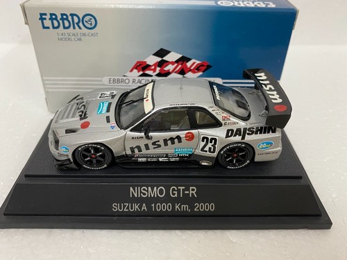 1:43 EBBRO 141 NISSAN SKYLINE R34 GTR NISMO SUZUKA 1000KM 2000 model car diecast - Picture 5 of 12