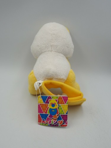 AAA Panda Bear B3110 Yellow Furyu Arm Strap Plush 6" Stuffed TAG Toy Doll Japan - Picture 4 of 8