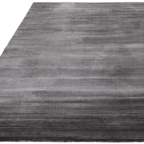 Modern Abstract Plain Stripe Rug Living Room Short Pile Soft Silky Velvety Rug - Picture 9 of 36