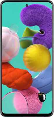 Samsung Galaxy A51 128GB Black Tracfone Locked - Excellent Condition