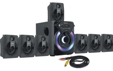 TRONICA Series 7.1 Channel Home Theatre System – Bluetooth, USB,FM  60W