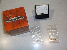 NEW SIMPSON 0-50 SQUARE VOLTMETER 000468613 FREE SHIPPING