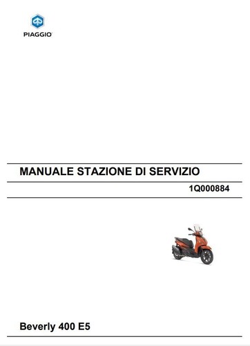PIAGGO Beverly 400 ABS-ASR MIUG4 Key Less E5 EMEA 2021 Service Station manual - Picture 2 of 2