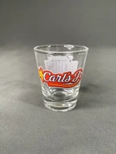 Carl’s Jr. Kentucky Bourbon Burgers Shot Glass Advertising Collectable