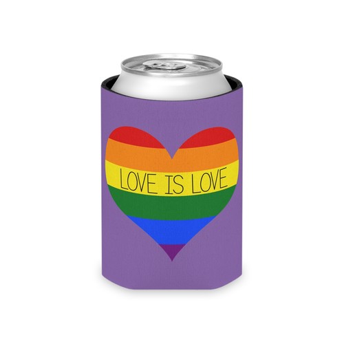 LOVE IS LOVE PRIDE Heart Can Cooler - Picture 5 of 11