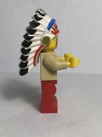 LEGO Indian Chief Rattlesnake Minifigure Western Indians 6706 6746 6766 6763