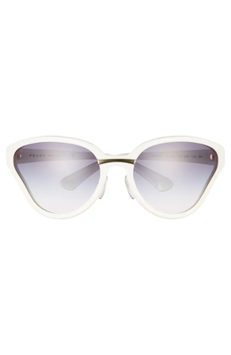 $378 - PRADA 68mm Oversize Wrap Butterfly Sunglasses in  display picture 2