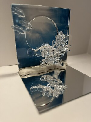 Swarovski Wonders of the Sea ~ Harmony ~Clear Crystal Figurine Clown Fish. W/box