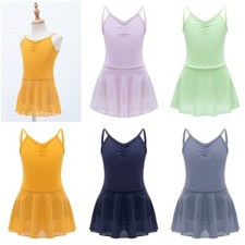 Girls Kids National Ballet Dress Gym Dance Leotard Lyrical Performance Dancewear