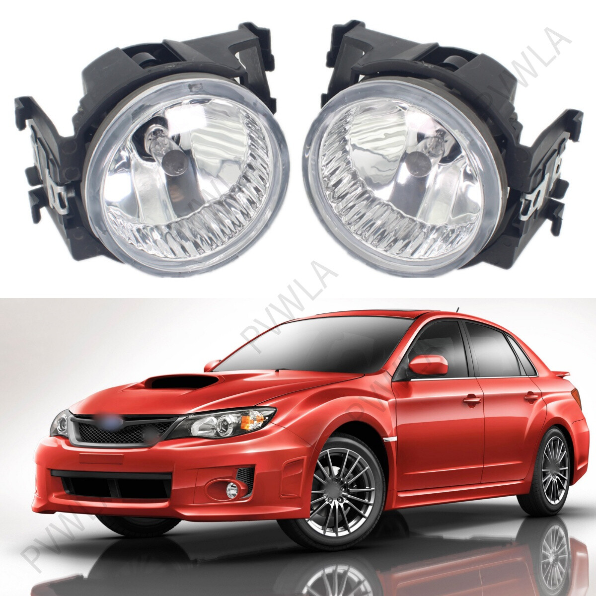 LED Headlght H/Lo Fog Lght Bulbs KT For Subaru Mpreza 2008 2009 - Foto 3