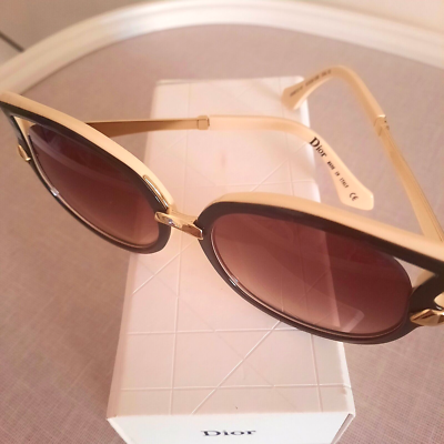 Christian Dior Sunglasses,Women,Cat-Eye Brown/Beige