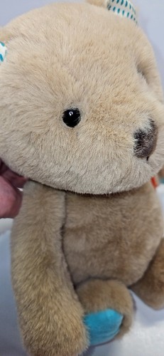B Softies Cara Mellow Happy Hues Teddy Bear Brown Teal 11.5" Stuffed Plush 2019 - Picture 6 of 16