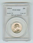 1954 S . Washington Quarter  25c .  PCGS MS65 ... It's  a beauty !