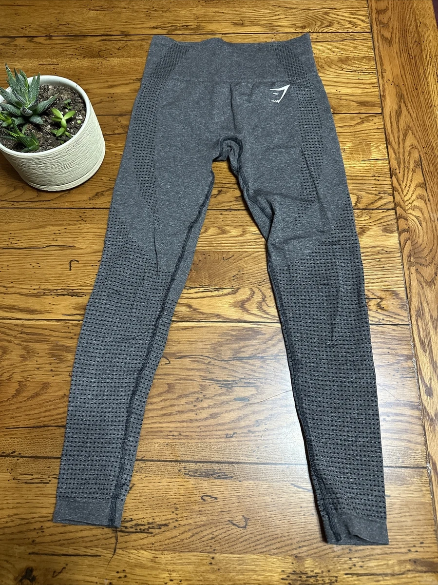 Grey Seamless Leggings - Coal Marl