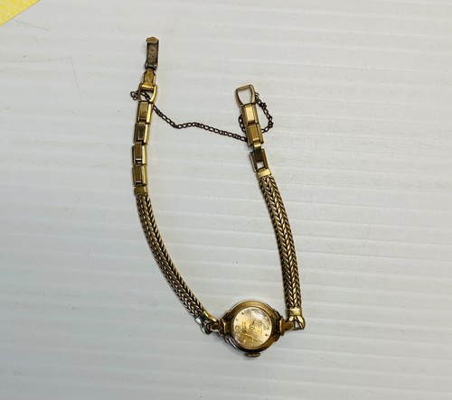 Felca Felicia Ladies Wrist Watch Gold Tone Vintage 1974 + Display Box NOT WORKIN - Picture 9 of 14