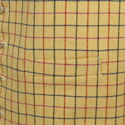 Cappotto vita a quadretti lana 36-52" petto realizzato nel Regno Unito qualità superiore su misura a mano - Foto 3 di 3