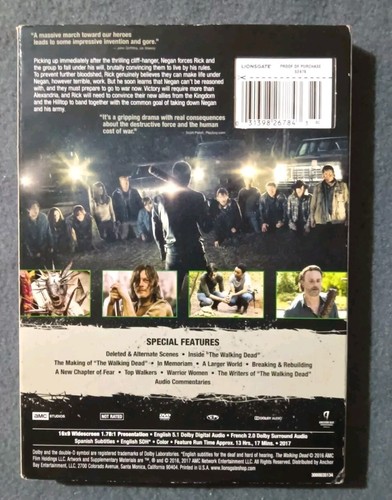AMC The Walking Dead: The Complete Seventh Season DVD Set - 5 Discs - Season 7 - Picture 2 of 10