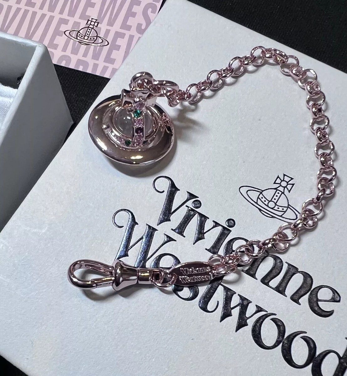 Vivienne Westwood ストラップ Vivienne Westwood Nana Rose Gold Tone Bracelets With 3D