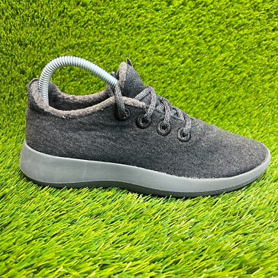 Allbirds Tree Runner Mizzle Womens Size 8 Black Gray Running Shoes Sneakers