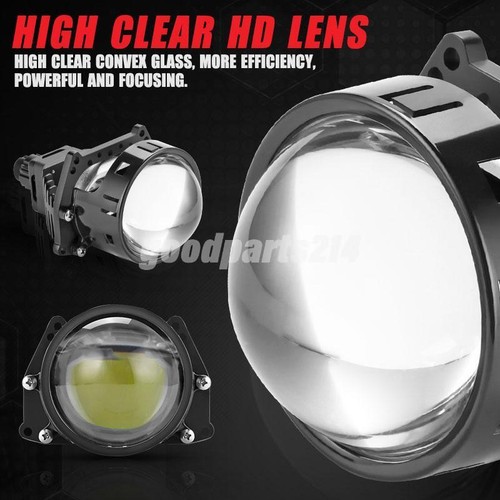 2X Faro Proiettore Bi-LED da 3" pollici Hi-Lo Beam Retrofit H4 H7 9005 9006 - Foto 9 di 12