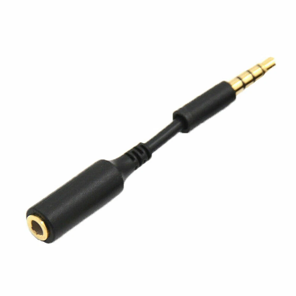 3.5mm 4 Pole Jack Male to Female Headset Audio Extension Cable Connector - Image 4 of 4