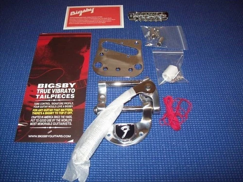 NEW - Genuine Fender Bigsby B5 Kit For Tele, "F" Logo, #086-8013-004
