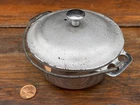 Griswold Cast Iron Duo Chrome Serving Kettle