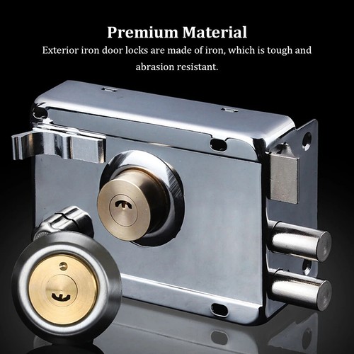 Door Lock Security Anti-Theft Multiple Insurance Wood Gate Dormitory Hardware - Picture 4 of 15