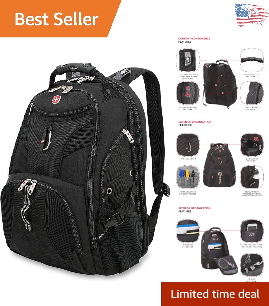 Scansmart Tsa Swiss Gear Backpack 1900 1900 ScanSmart TSA Laptop