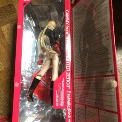 【難アリ】海洋堂　STREET FIGHTER ZERO3 CAMMY Street Fighter Zero3 Cammy Fascination Black Ver. 1/6 Figure