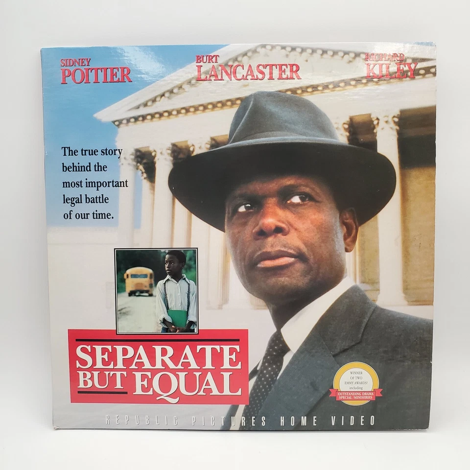Separate But Equal Laserdisc Movie 3 Sides Sidney Poitier Burt Lancaster PG 1991 - Image 2 of 4