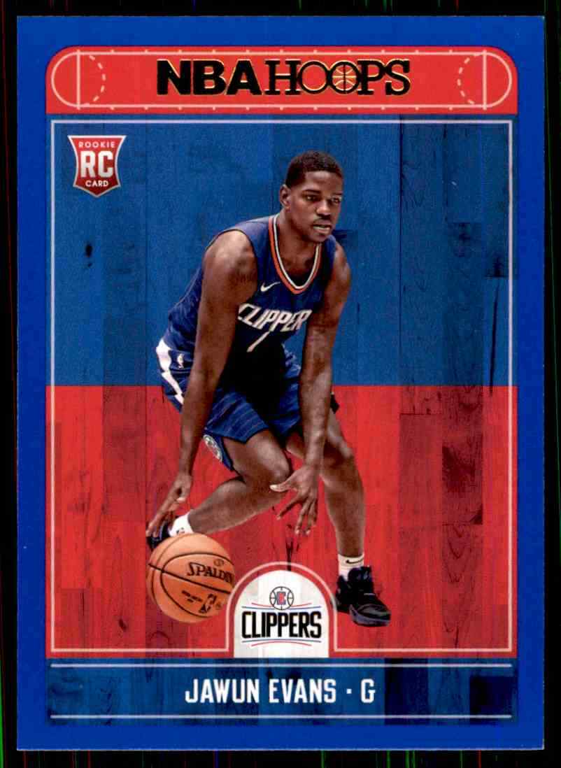 2017-18 Panini NBA Hoops Blue RC Rookie Jawun Evans Los