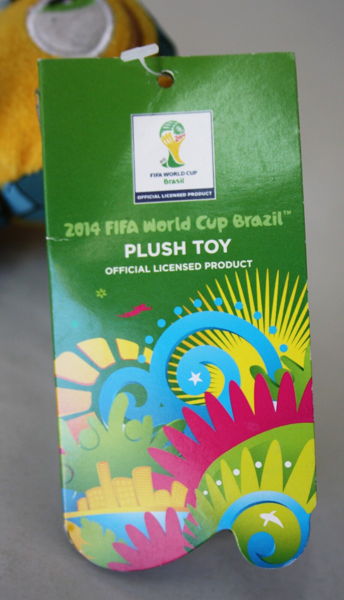 2014FIFA ブラジルワールドカップ　マスコットキャラクター　ぬいぐるみ Fifa World Cup Brazil 2014 Official Mascot Soft Plush Toy