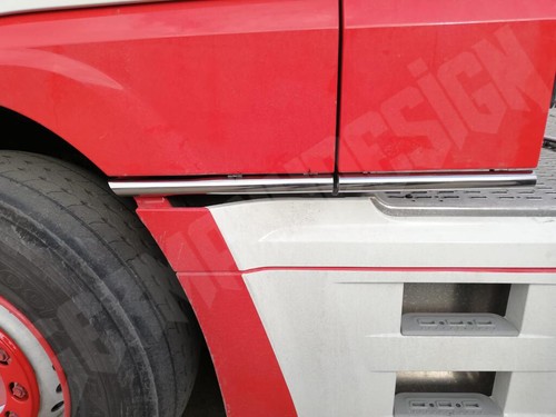 3-teilig Acero Inoxidable Spoilerrohr Apto para DAF XF106 / Con 6 Leds - Imagen 4 de 4