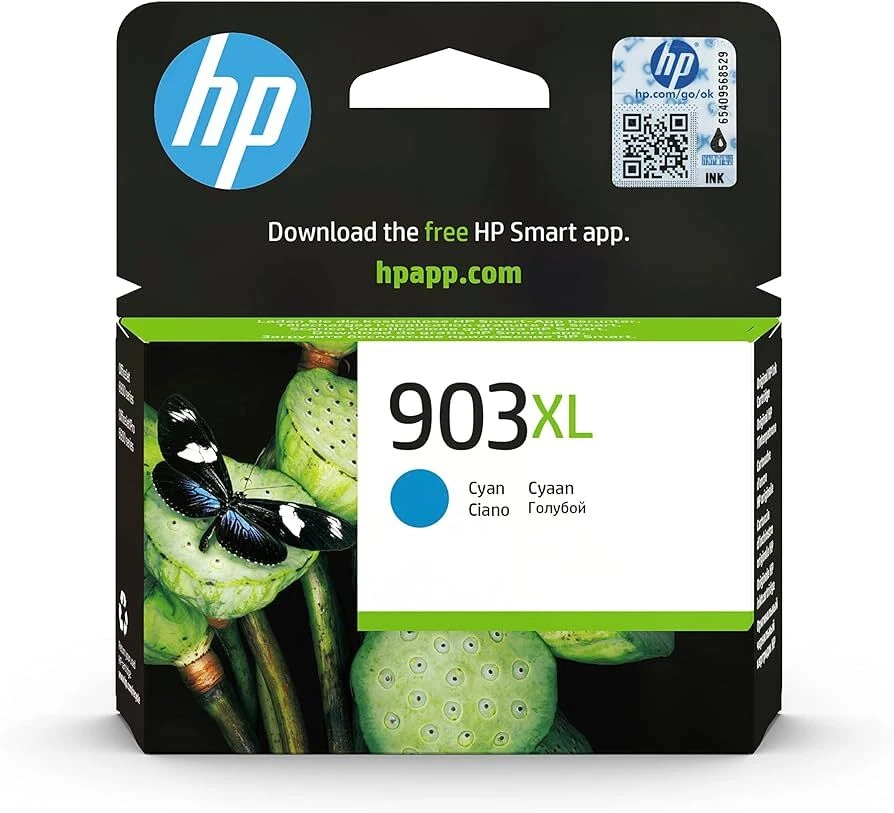 HP 903XL cartouche d'encre Cyan authentique T6M03AE (TVA incluse) - Photo 1/1