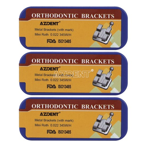 5 Box Dental Orthodontic Metal Bracket Mini Roth.022 with 3-4-5 Hooks Laser Mark - Picture 13 of 24