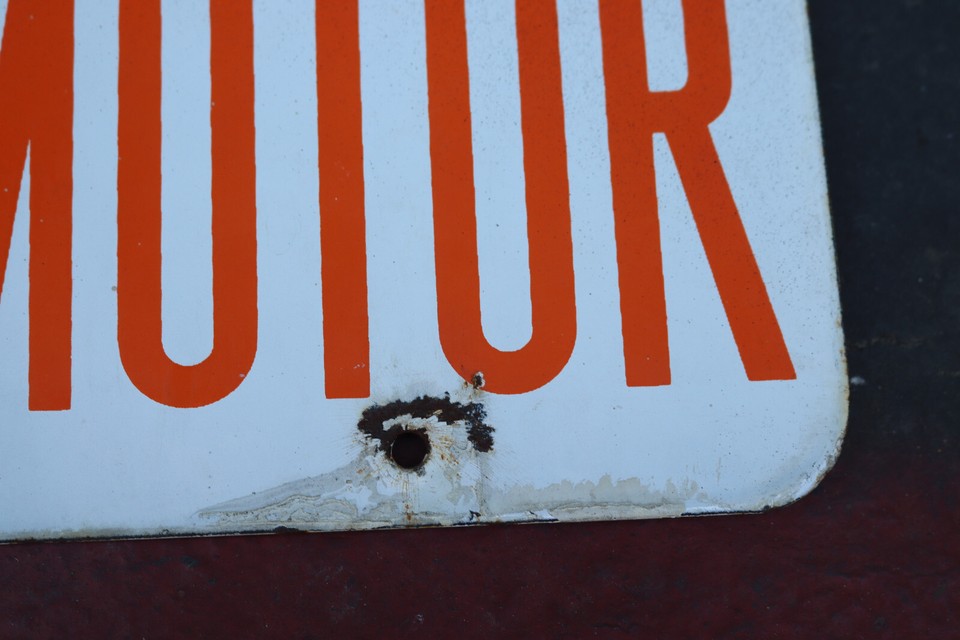 Rare Vintage Union 76 Gasoline Gas Station For Your Safety No Smoking