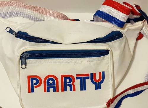 Rot weiß blau Party Premium USA Fanny Pack - Bild 3 von 3