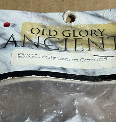 Old Glory Ancients - Early German Command - 25mm - CWG-30 {NEW_UNOPENED} - Picture 2 of 2
