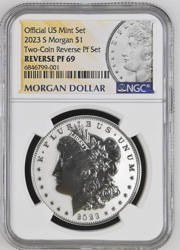 2023 Rev.Pf Morgan Silver Dollar NGC PF69 - In Hand In Scratch Resistant Holder