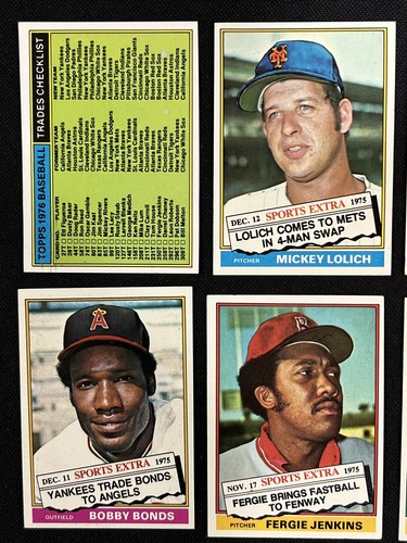 1976 Topps Traded Baseball 44 Card Complete Set NM-MT Randolph RC Jenkins *1 - Picture 2 of 5